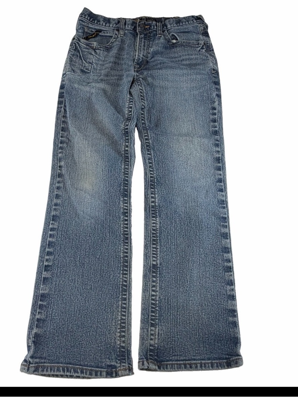 Ariat Rebar M4 Jeans Mens 32x32 Bodie Wash DuraStretch Edge Boot Cut